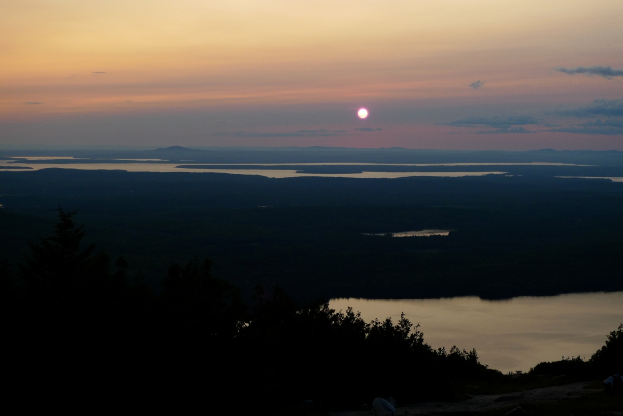 Acadia sunset Cadillac Mountain