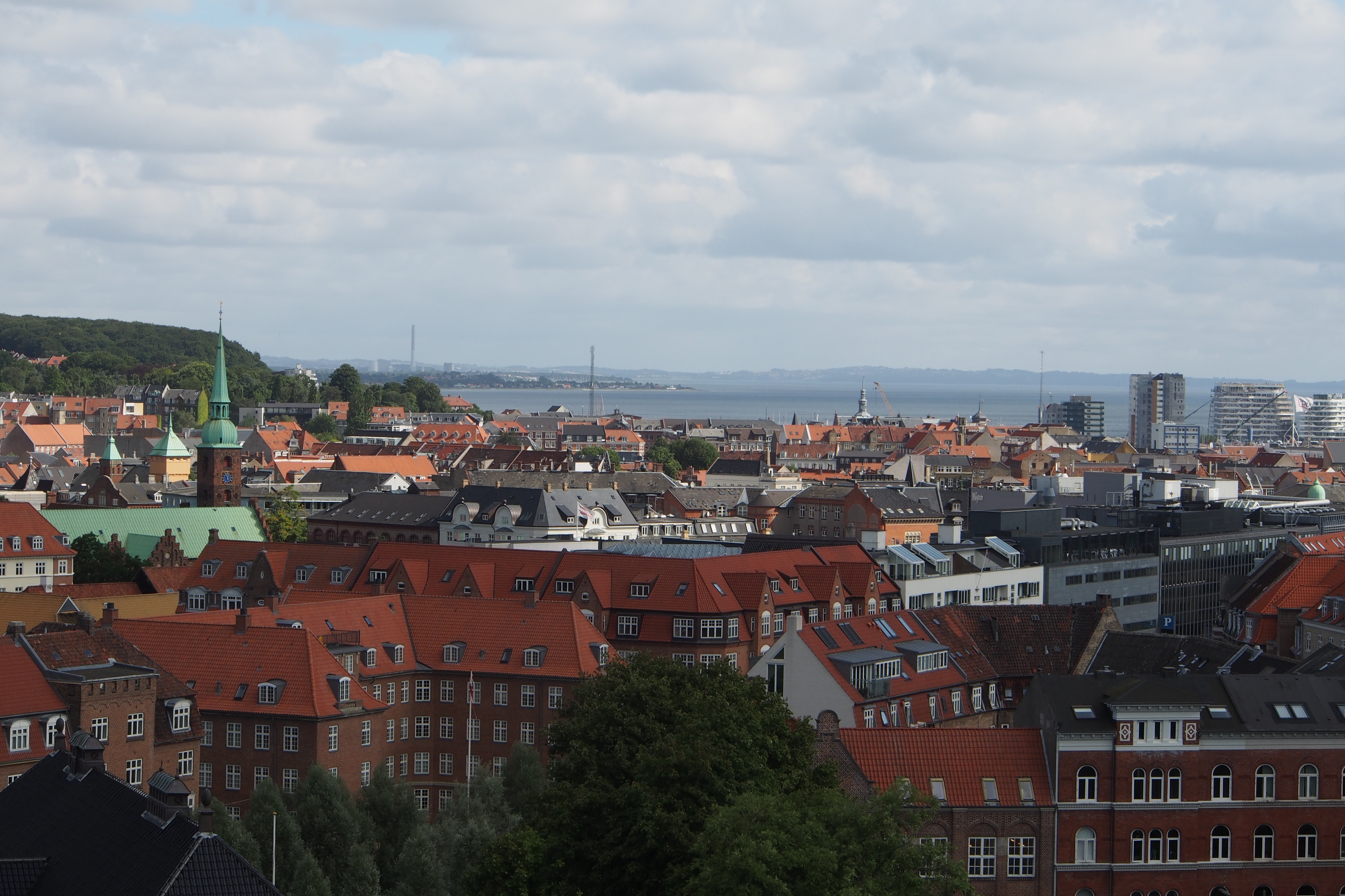 Aarhus aerial view