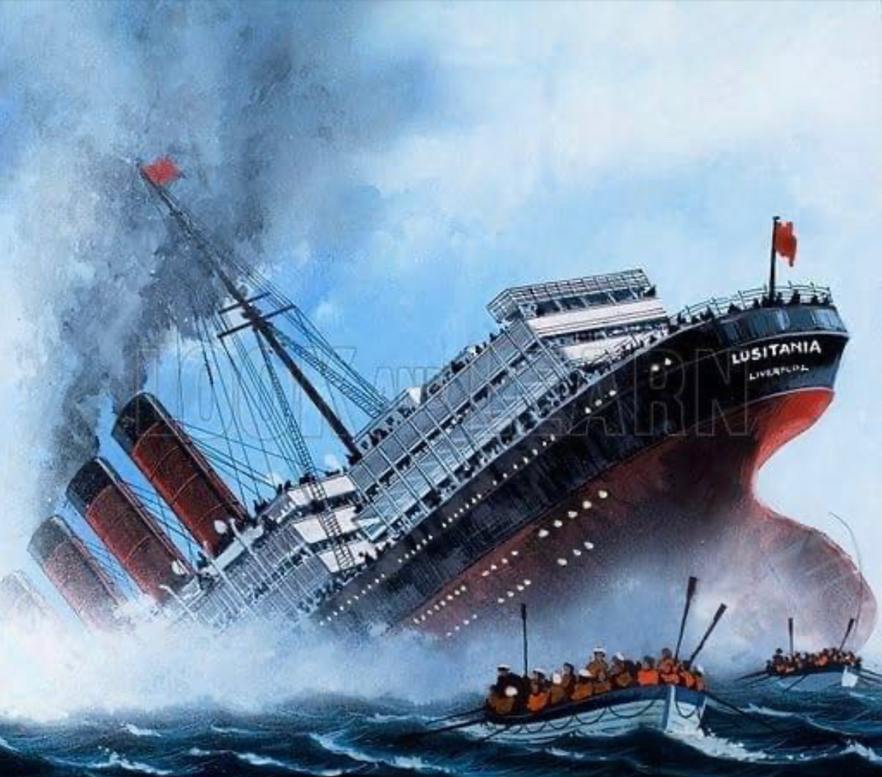 Lusitania sinking