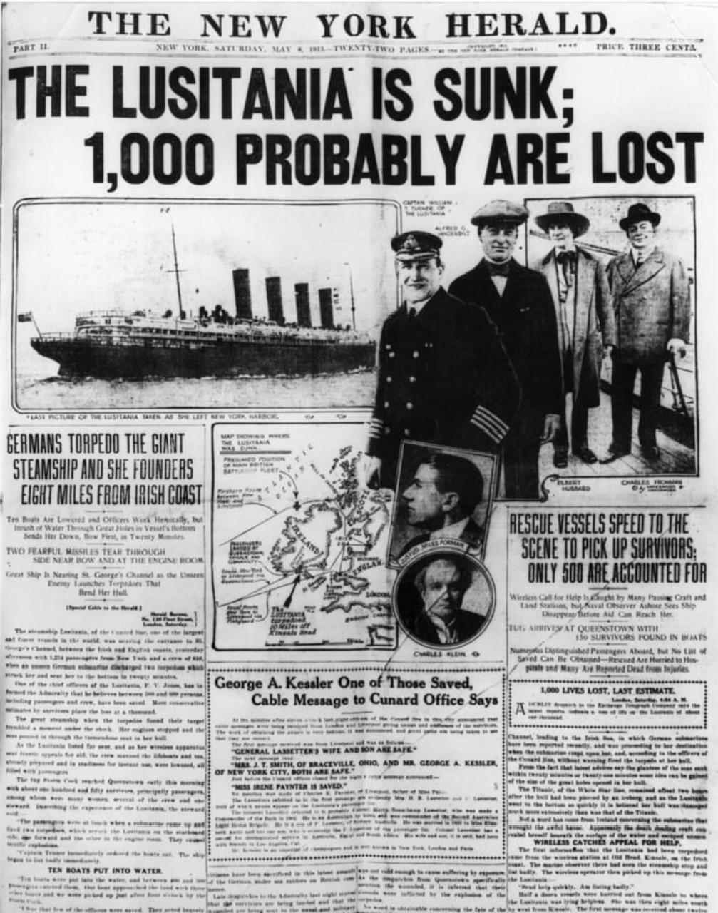 Lusitania sinking